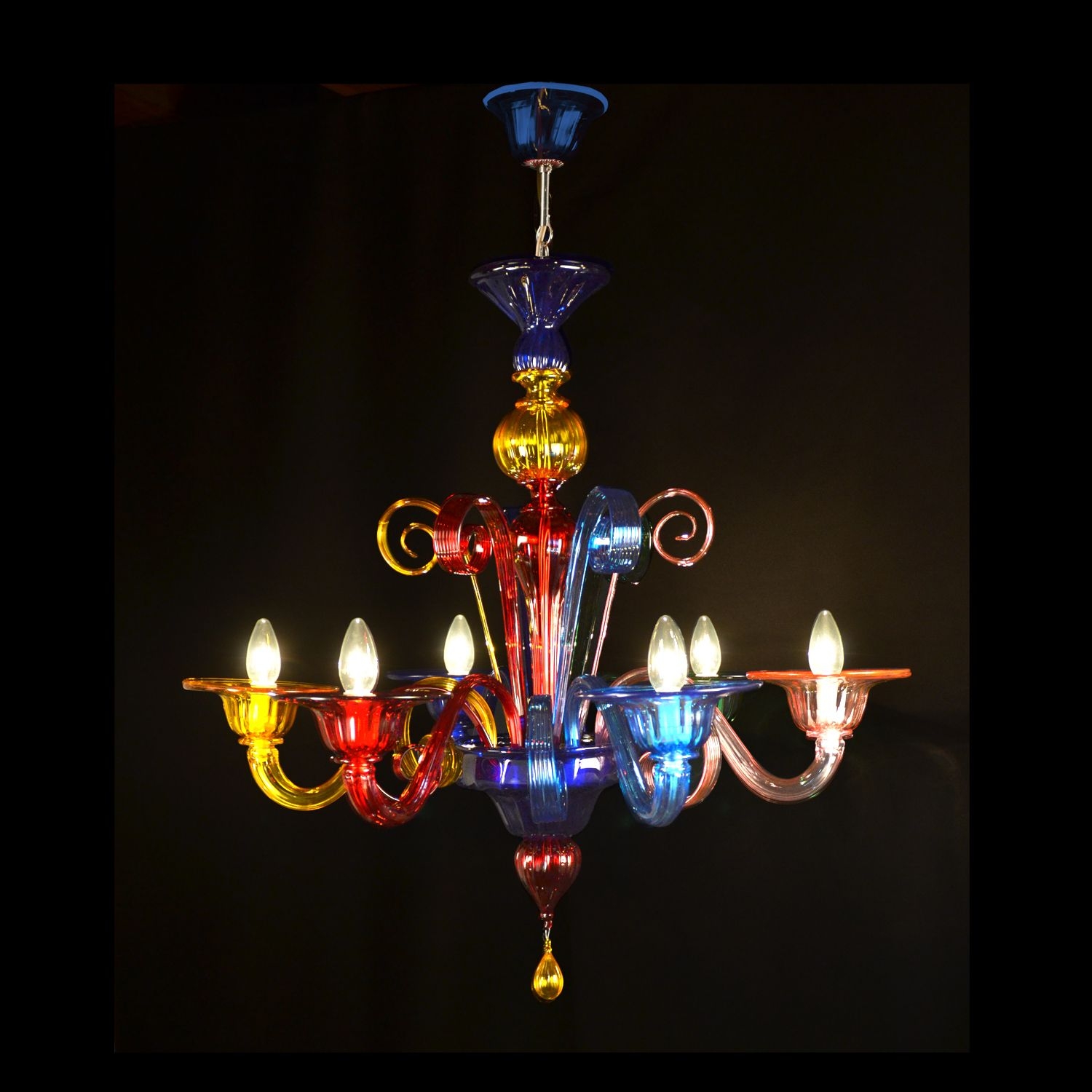 Lucicastiglione fabbrica lampadari Lampadario moderno in vetro di murano Arlecchino 6 luci -> Lampadari Per Bagno Di Murano Lucicastiglione fabbrica lampadari Lampadario moderno in vetro di murano Arlecchino 6 luci -> Lampadari Per Bagno Di Murano