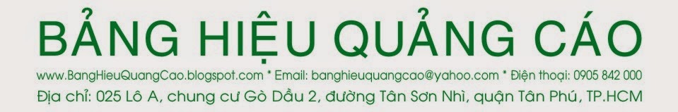 BẢNG HIỆU QUẢNG CÁO