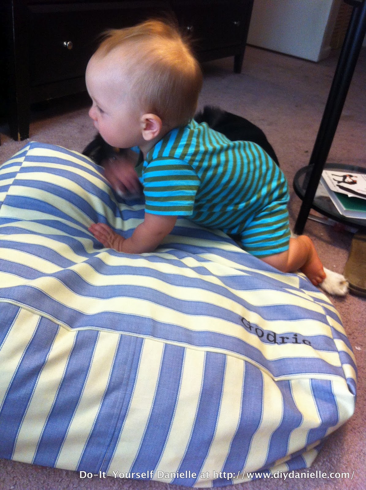 DIY Toddler Floor Pillow DIY Danielle