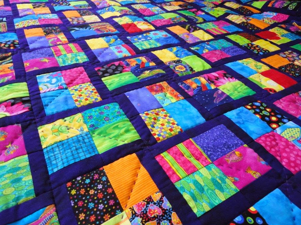 Wendy's quilts and more Sparkling Gemstones Jelly Roll Quilt