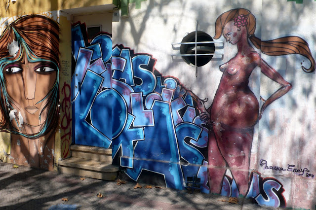 street art santiago de chile patronato bellavista graffiti arte callejero