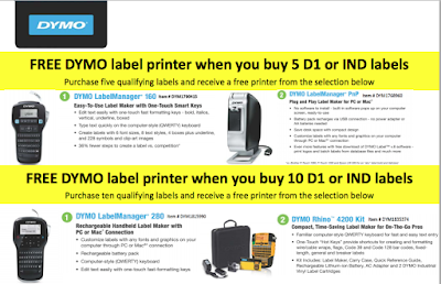  FREE DYMO Lable Printer - 718-659-9165