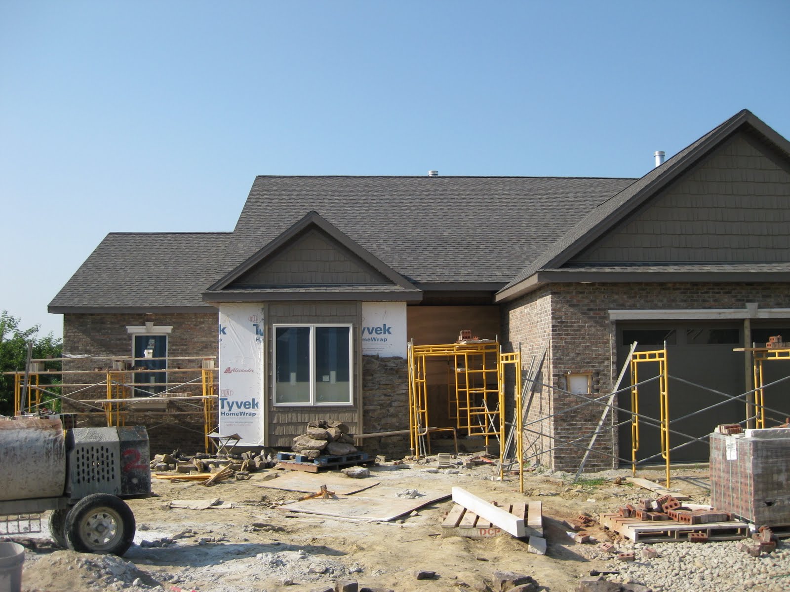 Building our house Electrical trim out