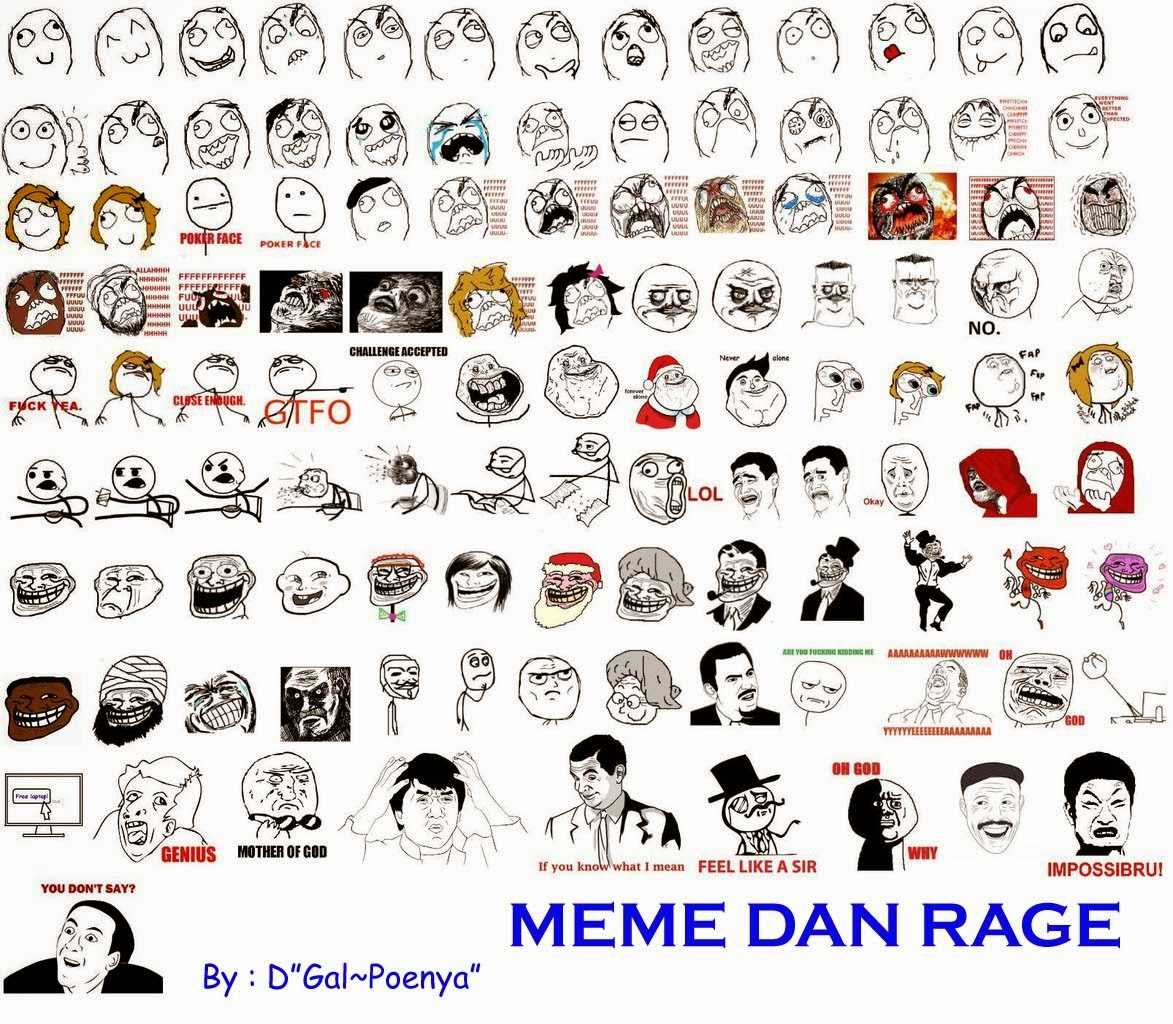 Meme Dan Rage Comic Comedy Modern Masa Kini D Galpoenya
