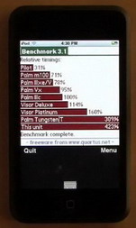 StyleTap's Palm OS Emulator for iPhone, iPod Touch