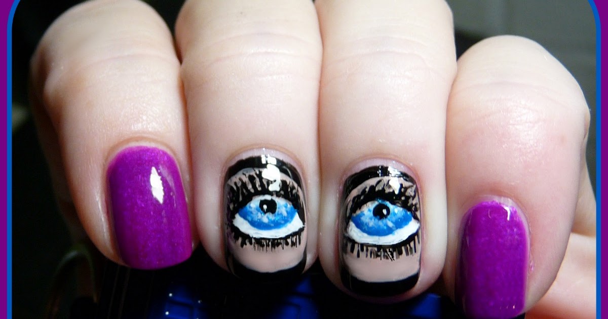 2. "Halloween Nail Art: Eyeball Nails" - wide 4