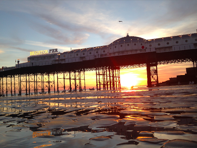 FitBits | Brighton beach sunset | copyright Tess Agnew