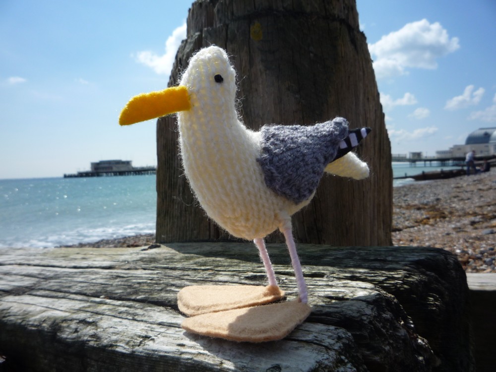 Knit for Victory Seagull knitting pattern