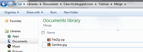 Cara Menyembunyikan File Zip Pada Gambar Tanpa Software Tambahan Cara Menyembunyikan File Zip Pada Gambar Tanpa Software Tambahan