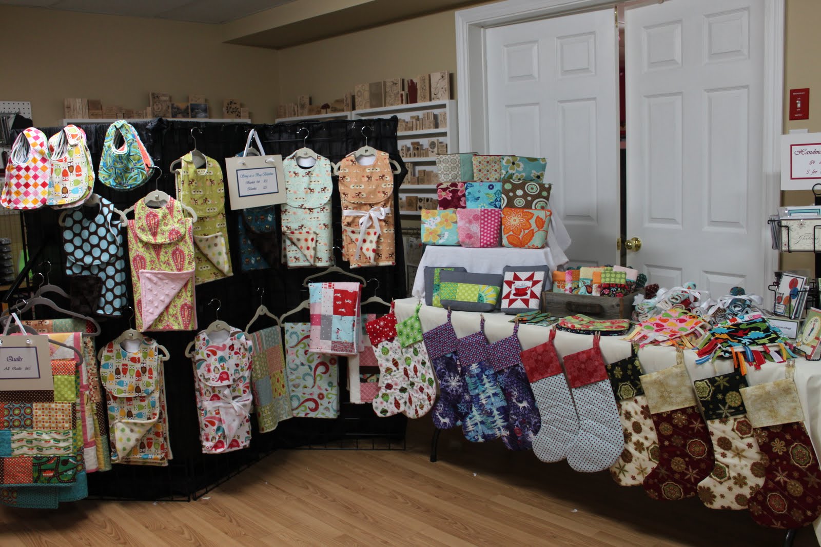 STAMP STITCH CREATE Craft show display