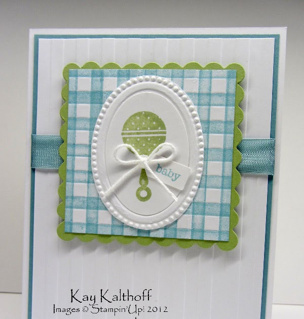 3/4 Stampin' Up! Button Buddies Baby