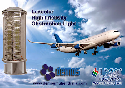 high intensity aviation obstruction lights