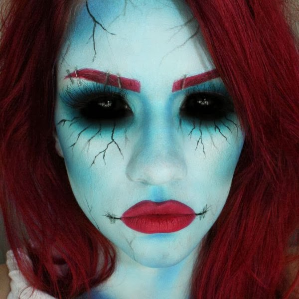 18 examples of incredibly impressive halloween makeup to creep you out amazing facts - Sally Nightmare Before Christmas Makeup 18 examples of incredibly impressive halloween makeup to creep you out amazing facts - Sally Nightmare Before Christmas Makeup