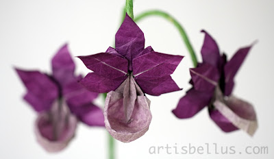 Origami Flowers: Orchid