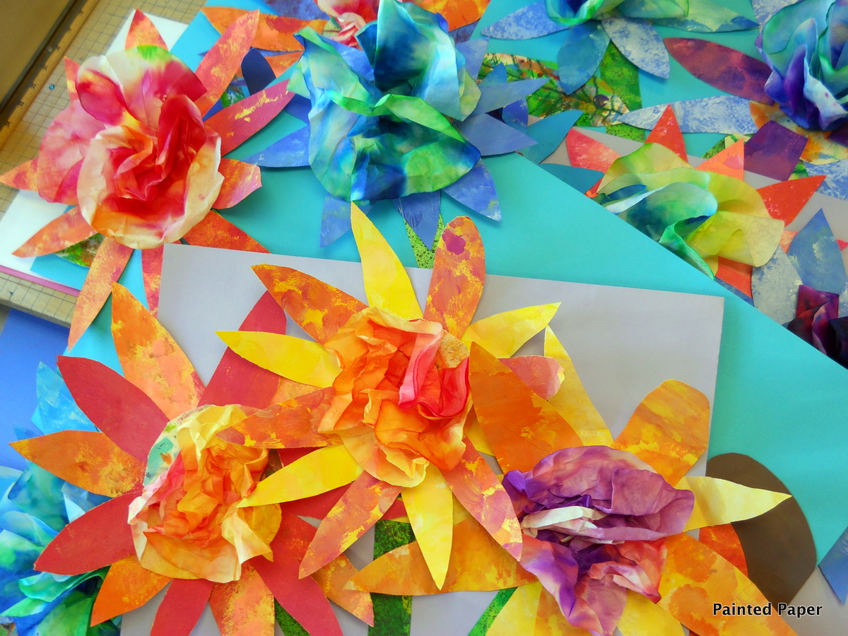 PAINTED PAPER Painted Paper Bouquets