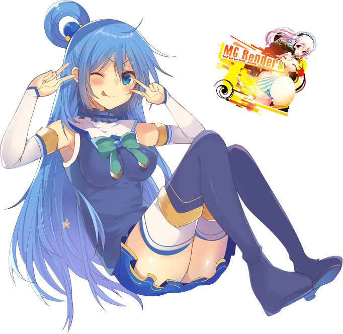 Kono Subarashii Sekai ni Shukufuku wo! - Aqua Render 1