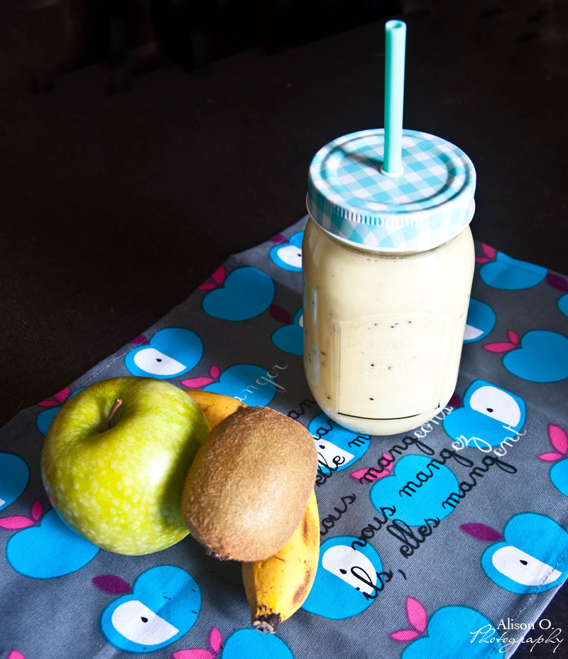 Smoothie Pomme kiwi banane La Fabrique Eclectique