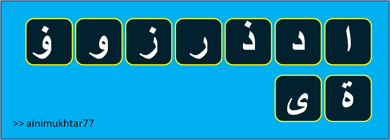 Aini S Blog Pelajaran 7 Belajar Huruf Jawi Bersambung Aini S Blog Pelajaran 7 Belajar Huruf Jawi Bersambung