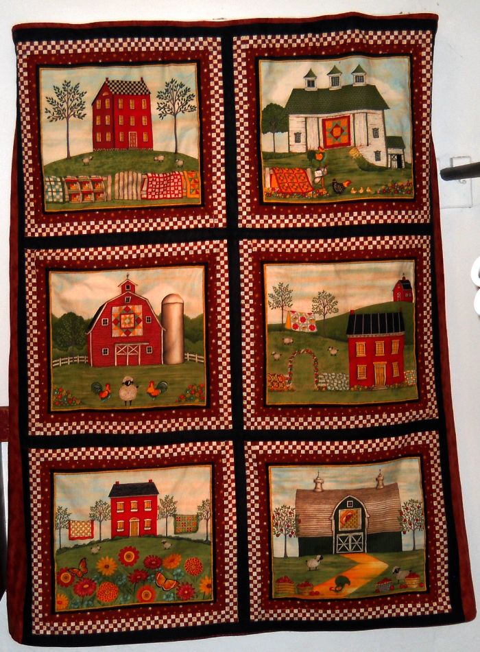 Scrapbox Quilts Quilt Barns Window Curtain