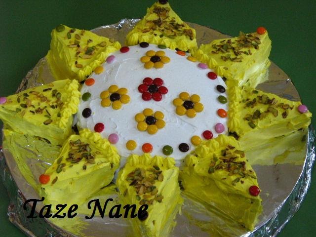 TAZE NANE GÜNEŞ PASTA