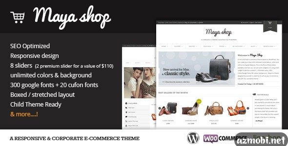 MayaShop v1.8.5 – A Flexible Responsive e-Commerce Theme for WordPress