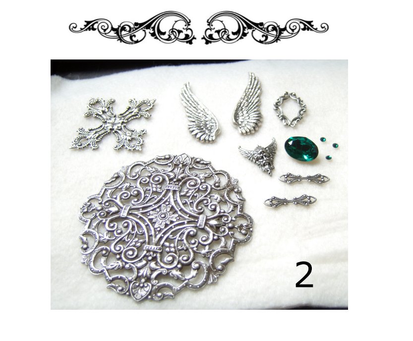 Peacock Tres Chic Tutorial Layered stamping necklace