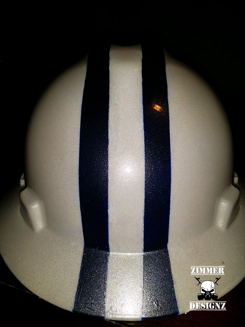 Zimmer DesignZ Custom Paint Custom Painted Dallas Cowboys Hard Hat