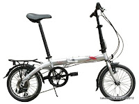 A 16 Inch Fold-X Sakura 7005 Alumunium Alloy Folding Bike