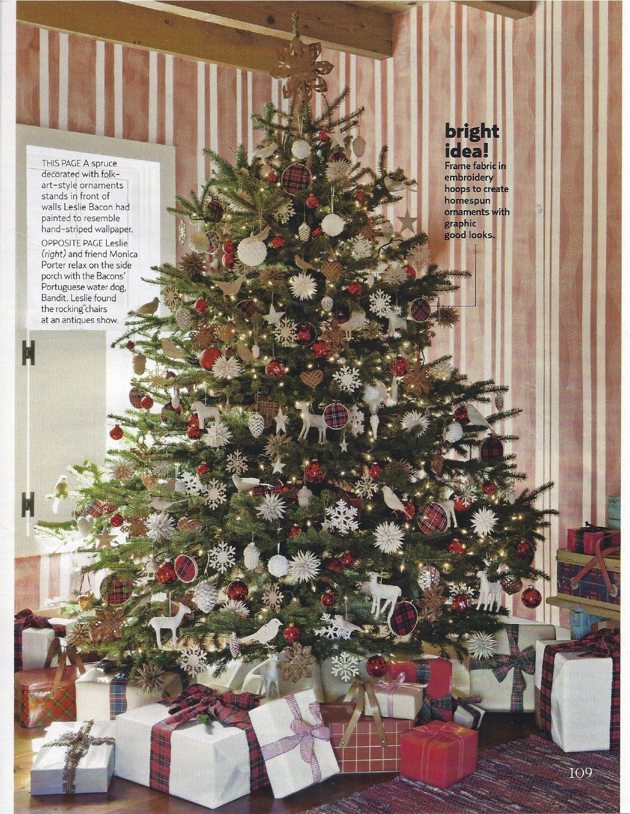 Karin Lidbeck 2011 Country Living Magazine Christmas Feature