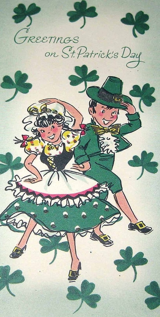 st paddys day vintage cards