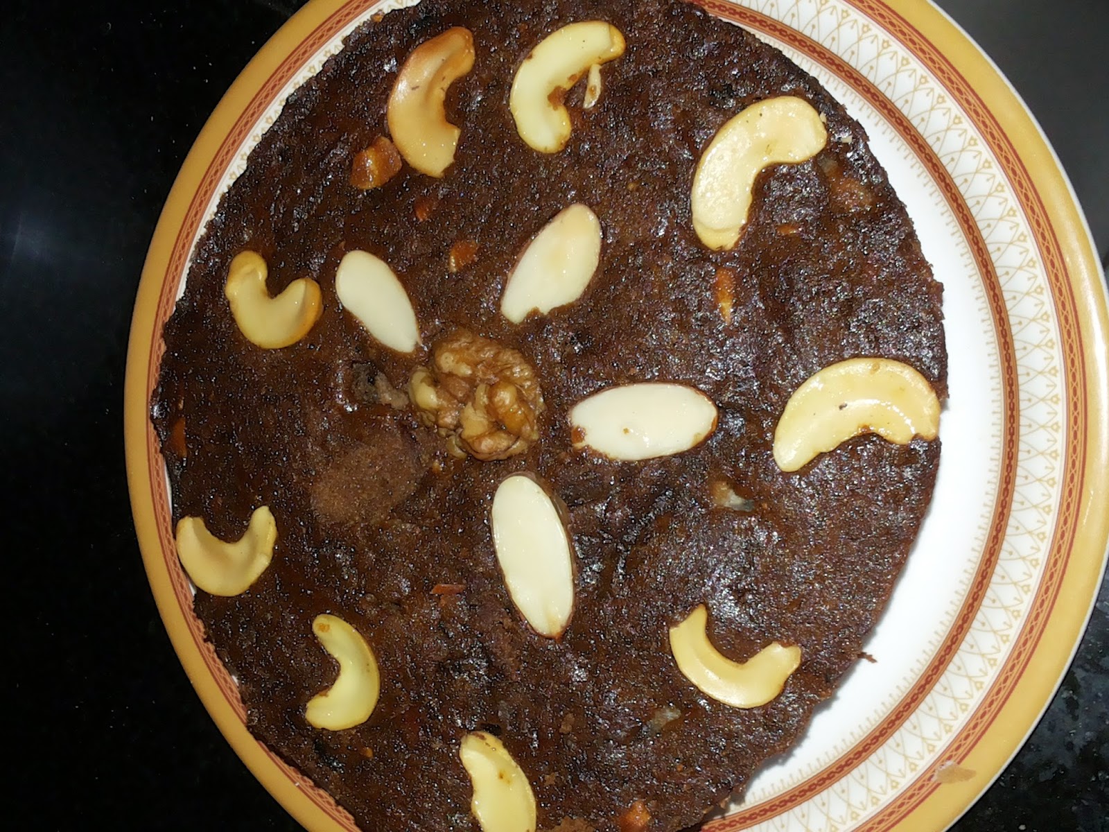 Tasty Page Homemade Dry Fruit Chocolate Cake.