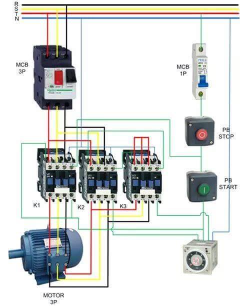Star Delta Wiring Diagram With Timer Pdf Free