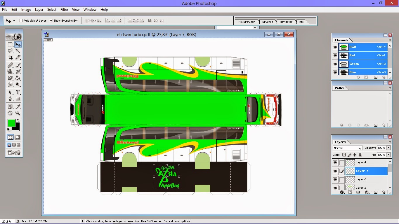 Software untuk membuat desain papercraft - zerorogue