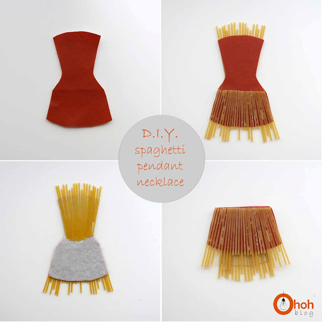 Pasta necklace...again! Ohoh Blog