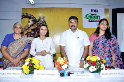 Rani Mukerji snapped at the 'Times Green Ganesha' event