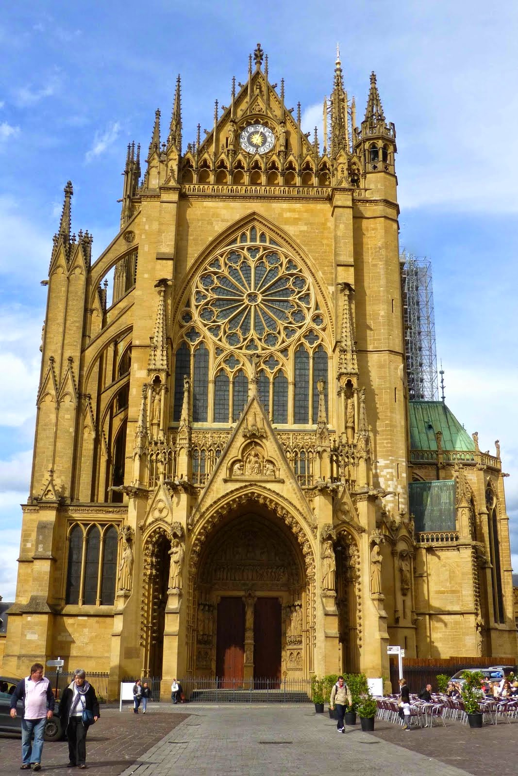 Façade de la cathédrale de Metz