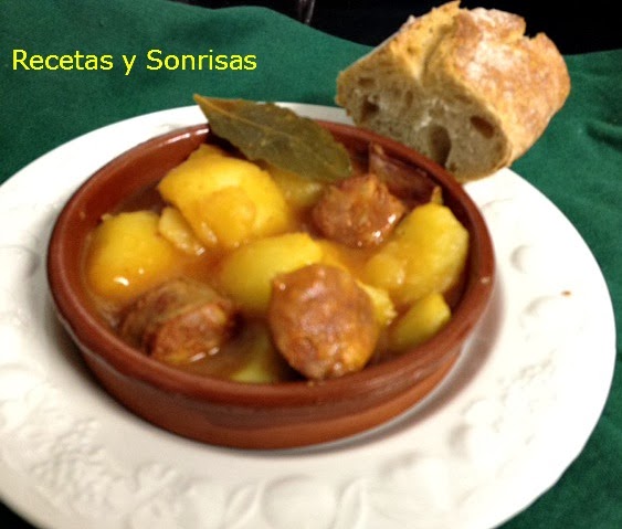 Guisito De Patatas Con Chorizo
