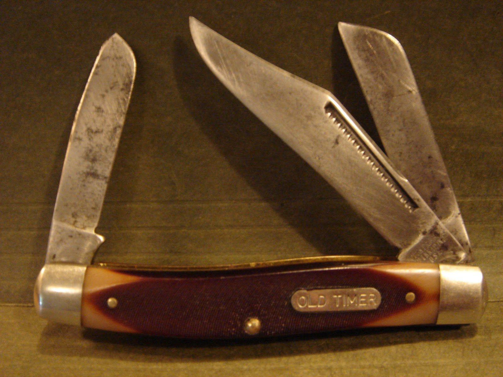 knives4sale Schrade USA 1970's John Primble Belknap Old Timer 935