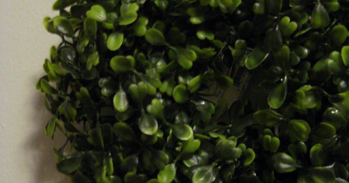 The Secret Life of a Scientist's Wife DIY Faux Boxwood Topiary