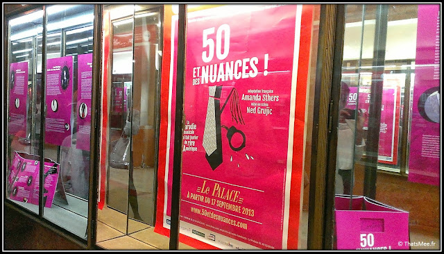 theatre comédie musicale 50 nuances de Grey Palace Paris Amanda Sthers