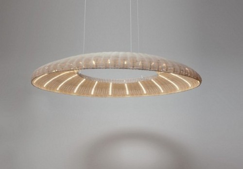 Office Furniture Cool Ceiling Lighting Aura Rattan Lamps With