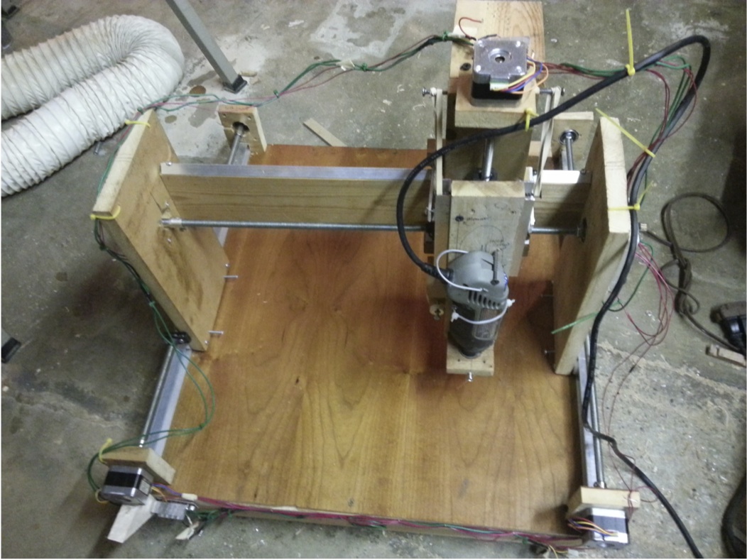 MakeWorkDrawPlay Dremel tool CNC milling machine (in progress)