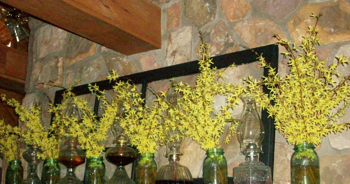 Timeworn Primitives Mantel..Spring Thyme