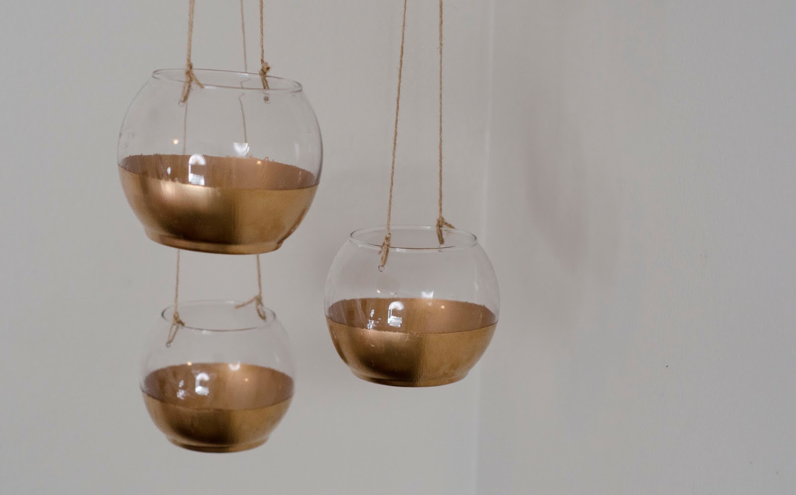 Gold Painted Hanging Planters Explore. Style. Create.