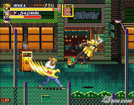 Resultado de imagem para street of rage 2 special moves