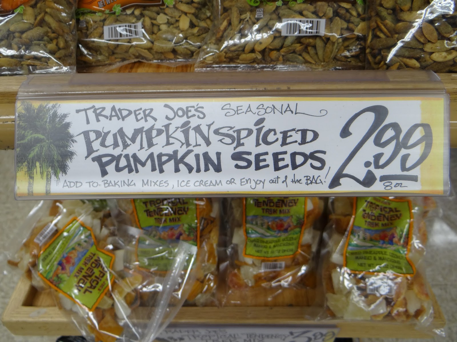 Trader Joe's 365 Day 334 Pumpkin Spiced Pumpkin Seeds