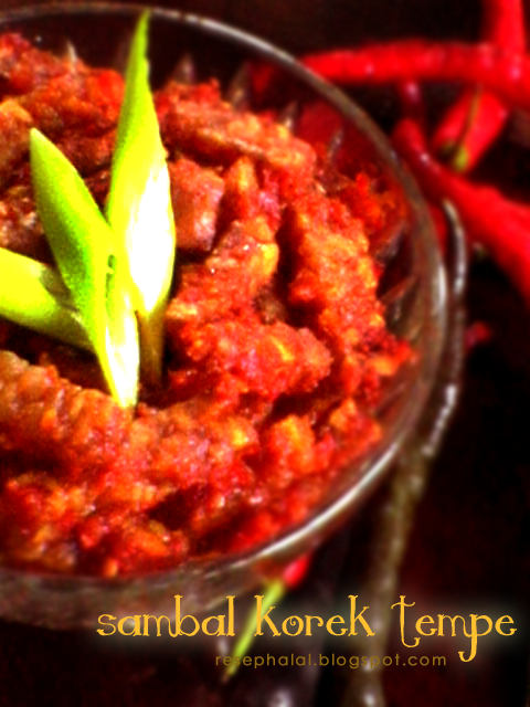 sambal korek tempe resep halal sambal korek tempe resep halal