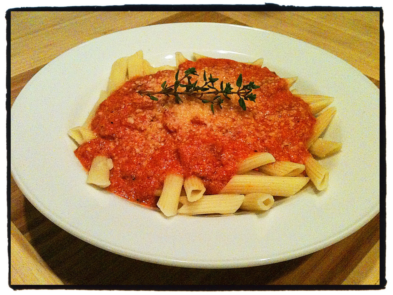 Delight's Bites Vodka Pasta a perfect pink sauce for Valentines!