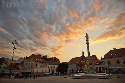 Zagreb sunset