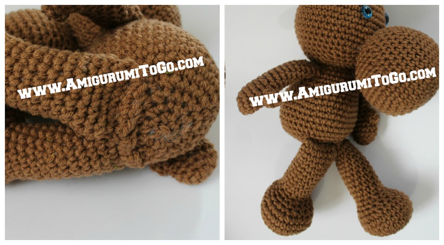 Large Crochet Moose Free Pattern ~ Amigurumi To Go